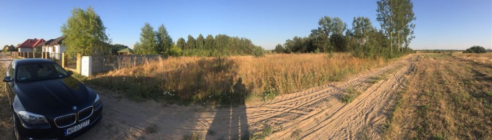 Działka - panorama Działka - panorama
